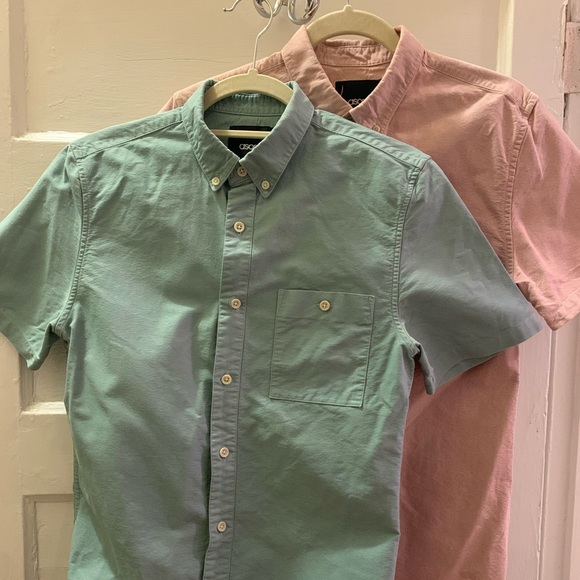 ASOS Men Short Sleeve Button Down Shirt - Picture 2 of 9